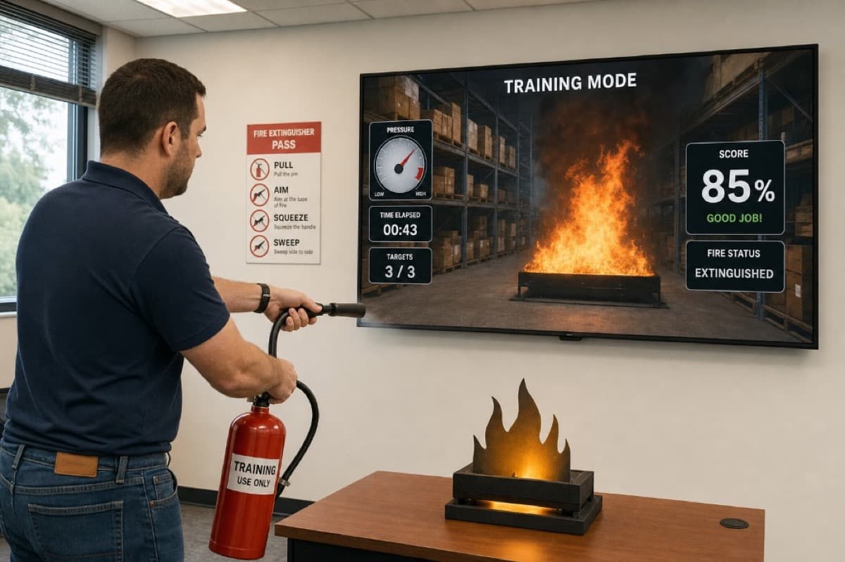 Interactive Training Extinguisher